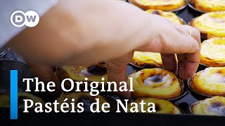 The Only Truly Original Pastéis de Nata  Pastéis de Belém From Lisbon Portugal [upl. by Relyuc]