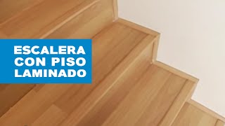 ¿Cómo revestir una escalera con piso laminado [upl. by Salvatore]