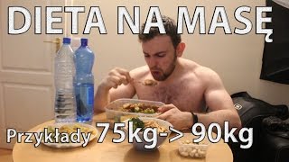 DIETA na MASĘ przykłady posiłków MASA NATURALNIE [upl. by Teloiv]