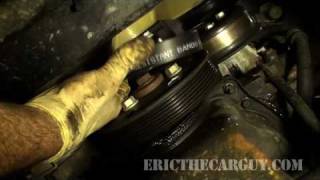 How To Replace a Serpentine Belt  EricTheCarGuy [upl. by Mmada299]