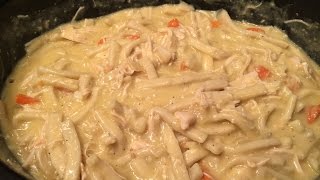 Slow Cooker Chicken Noodles [upl. by Yliram]