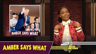 Amber Says What Trump Booed at World Series Stephen Miller’s Leaked Emails [upl. by Alag]