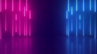 No Copyright Vertical Glowing Neon Lights Stage Loop Animated Background  Motion Made [upl. by Eelarual228]