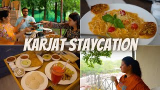 Family Staycation In Karjat  U Rivergate  Best Food  Desi High Tea [upl. by Ayekin]