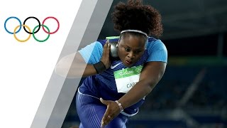 USAs Carter outthrows for Shot Put gold [upl. by Bobina]