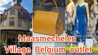 Maasmechelen Village Branded Outlet Shopping Center Belgium Europe Big Sale [upl. by Noirod]