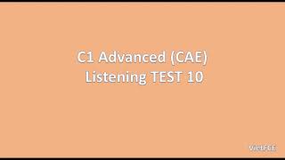 C1 Advanced CAE Listening Test 10 with answers [upl. by Charlton]