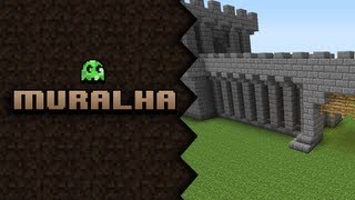 Minecraft Como construir uma Muralha [upl. by Amalita]