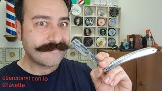 Tutorial Come fare pratica con lo Shavette [upl. by Ahsinawt985]