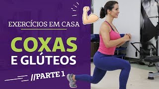 Exercícios em casa Treino para coxas e glúteos  Viver Bem [upl. by Ahselet]