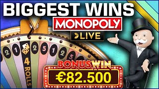 Top 5 BIGGEST WINS on MONOPOLY Live [upl. by Caresse38]