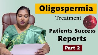 oligospermia and Cryptospermia successful treatment  DrPIswarya Devi MD s [upl. by Misak]