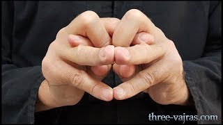 Solar Plexus Chakra Manipura Mudra Variations Tutorial  Three Vajras [upl. by Varian]