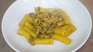 PASTA CARCIOFI E PANCETTA IN 1 MINUTO  ricette veloci  FoodVlogger [upl. by Ahsenot]