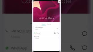 How to download COVID vaccination certificate on whatsapp [upl. by Hoffer]