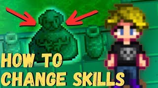 Stardew Valley  How to Change Your Skills  Quick Tutorial [upl. by Engvall]