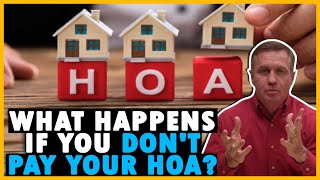 What happens if you dont pay your homeowners association HOA fees or fines [upl. by Ruthe163]