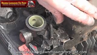 Petrol Lawnmower How To Replace Governor Springs Help [upl. by Chantal]