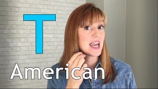 American Accent Training  American T  Flap T [upl. by Cimah]