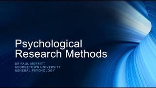 Psychological Research Methods [upl. by Sida]