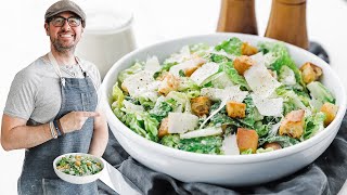 Classic Homemade Caesar Salad Recipe [upl. by Zednanreh]