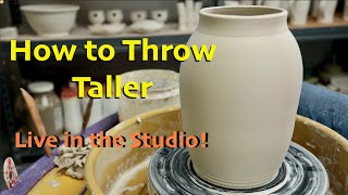 How To Throw Taller Pottery [upl. by Lavinia322]