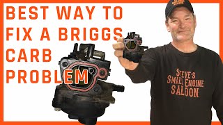 Easiest Way To Fix A Common Briggs Plastic Carburetor Problem [upl. by Huntington]