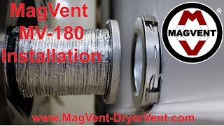 MagVent MV180 Dryer Vent Installation [upl. by Staley534]