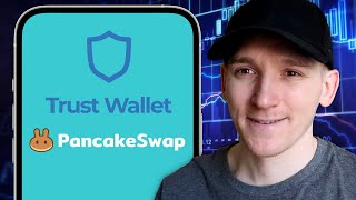 Trust Wallet PancakeSwap Tutorial Swap Staking Pools Farming [upl. by Gnay]