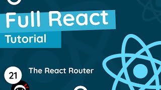 Full React Tutorial 21  The React Router [upl. by Ecneret]