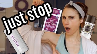 The problem with natural deodorant Dr Dray [upl. by Gniw]