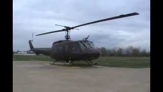 Bell UH1 Huey Helicopter Startup [upl. by Izmar364]