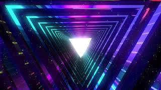 Abstract Tunnel VJ Motion Background  Neon Light Tunnel Free VJ Loops  4K VJ Loops [upl. by Glanti]