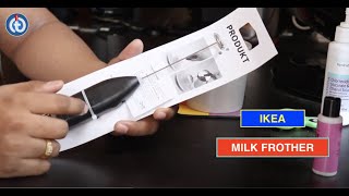 IKEA MILK FROTHER Review amp Battery Installation [upl. by Eartha]