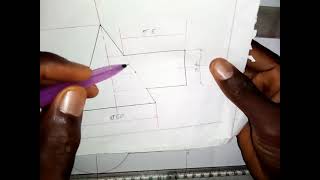 To Draw the Curve of Interpenetration of a Cylinder Intersecting a Cone [upl. by Namhcan]