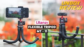 Ulanzi Tripod MT11 Review Bangla  Ulanzi Octopus mini Flexible vlogging Tripod [upl. by Rehpinnej]