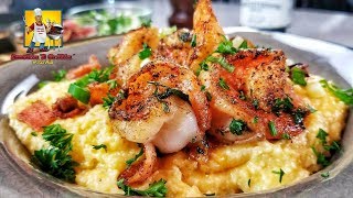 Shrimp and Grits  Shrimp and Grits Recipe [upl. by Yuria712]