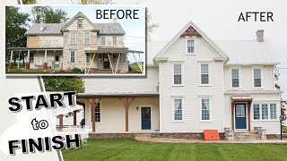 HISTORIC 1900 Farmhouse Restoration 👉🏻 start to finish [upl. by Sarah28]