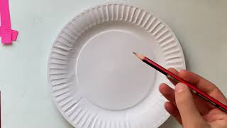 How to make a Paper Plate Clock [upl. by Dilisio585]