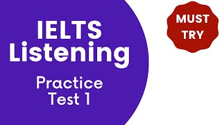 IELTS Listening Practice Test 1  Full Test with Audio and Answers [upl. by Nottarts603]