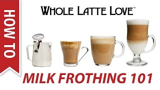 Milk Frothing for Beginners [upl. by Matthias]