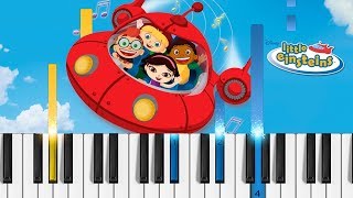 Little Einsteins Theme Song  Piano Tutorial [upl. by Antoinetta]