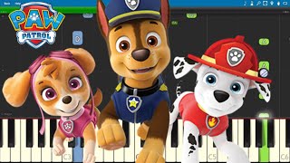 Paw Patrol Theme Song  EASY Piano Tutorial [upl. by Anizor771]