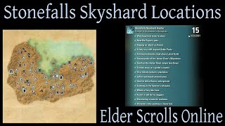 Stonefalls Skyshard Locations Elder Scrolls Online ESO [upl. by Anoek]