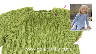 How to knit a jumper top down [upl. by Chong]