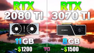 RTX 3070 Ti vs RTX 2080 Ti  Test in 10 Games [upl. by Eadrahs931]