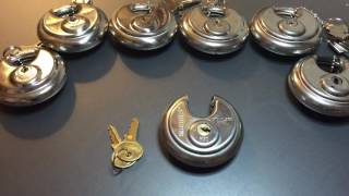 162 Brinks R70 Disc Padlock Picked [upl. by Adriana]