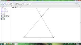 Tutorial No 1 Triángulo Acutángulo en GeoGebra [upl. by Aronle]