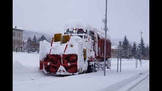 Locomotore spazzaneve s 244001 4k sovrastruttura girevole [upl. by Ahsad]