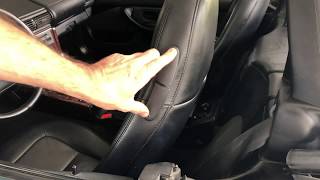 1999 BMW Z3 Seat Belt Guide Repair Hack [upl. by Yhtomot207]